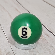 Vintage VTG Replacement 1.5" Mini Billiard Pool Ball 6 Solid Green