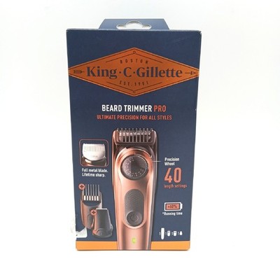 King C Gillette Rasierer elektrische Bartpflege Electric Shaving Shave Pro Präzi