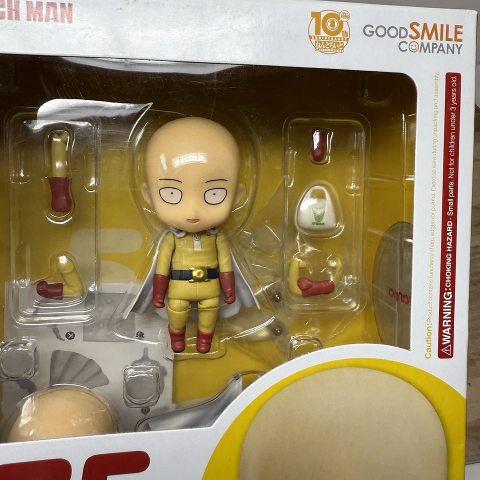 Figura One Punch Man Nendoroid 575 Saitama Good Smile Company/Caja abierta Foto 3 de 4