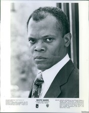 1992 Samuel Jackson As Fbi Agent Meeker In White Sands Promo 8X10 Vintage Photo