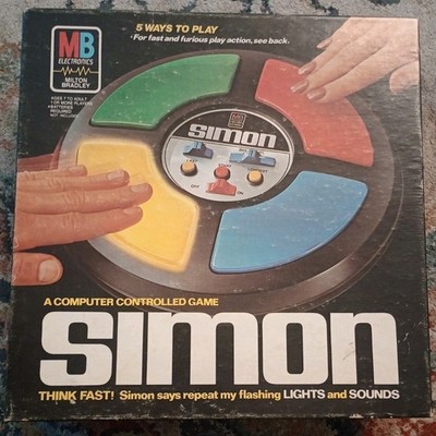 Simon Electronic Memory Game 1978 Vintage, Milton Bradley, Original 