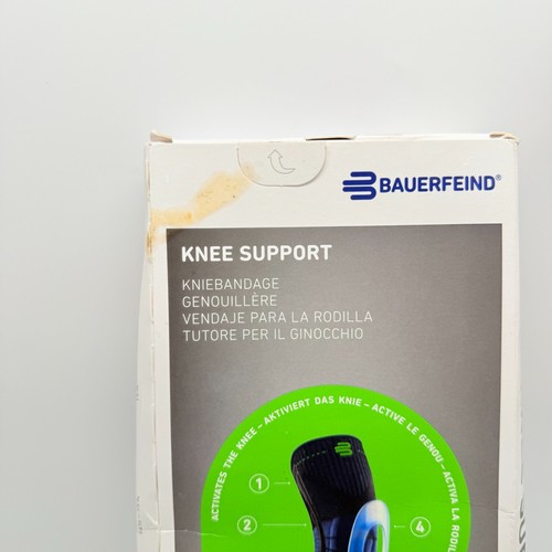 BAUERFEIND Sports Knee Support XL Black 3D Airknit - Picture 6 of 6