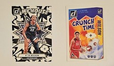 2025 WNBA Donruss A'ja Wilson Insert Lot (2) My House Press Proof / Crunch Time