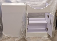 Bathroom/Cloakroom Combination Units for sink and toilet