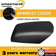 Center Console Arm Rest Lid Armrest Cover Skin Black For 2011-2018 Ford Explorer Center Console Arm Rest Lid Armrest Cover Skin Black For 2011-2018 Ford Explorer