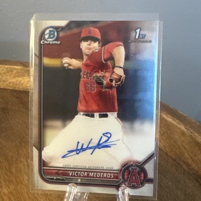 2022 Bowman Draft - Chrome Draft Pick Autographs Victor Mederos #CDA-VM (RC)