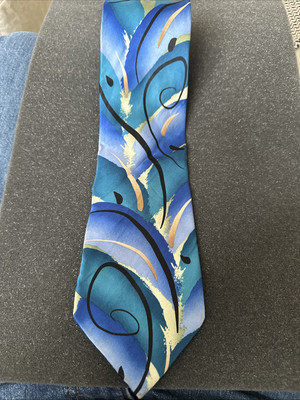 Jerry Garcia Men's Silk Neck Tie 2007 Collection 45 VIRTUAL REALITY APE 60''