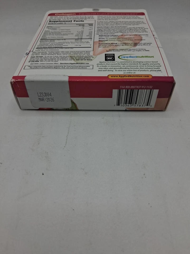 Colágeno líquido aplicado revitalización de la piel fresa tropical y... Foto 4 de 4