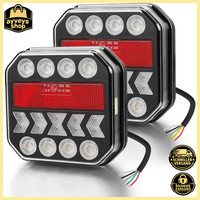 RüCklichter 12/24V IP65 Superhell Wasserdicht Blinker Bremse FüR AnhäNger LKW