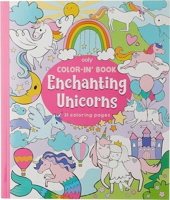 Ooly Coloring Enchanting Unicorn Book