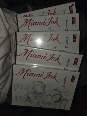 Miami Ink Season 2 DVD Set - Discs A, B, C, D, E, F, G - TLC Reality Series