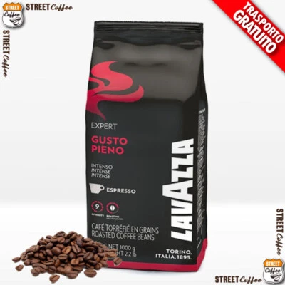 3 kg 3 Buste Caffè Lavazza Grani Gusto Pieno Vending Originale in Chicchi gratis