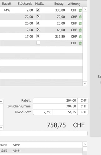 Rechnungs-Software Handwerker Gewerbe Rechnungsprogramm Kleinunternehmen Win Mac - Bild 15 von 18