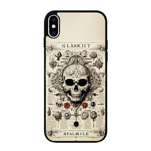 For Motorola Moto iPhone Google Pixel Celestial Skull Books Hard Black Case - Picture 11 of 25