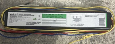 Halco 52118 2 Lamp T12 Electronic Fluorescent Ballast EP240RS/MV/MC 120/277V