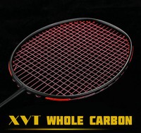 Xvt Professional Whole Carbon Fiber Badminton Racket With String Grip 4u Light Xvt Professional Whole Carbon Fiber Badminton Racket With String Grip 4u Light