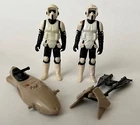 Vintage Kenner Star Wars Figure 1983 Imperial Biker Scout Troopers