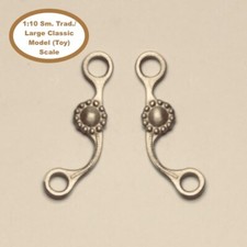 HORSING AROUND Sm. Trad./Large Classic 1:10 WESTERN LONG SHANK CIRCLE CONCHO BIT