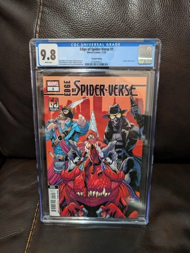 Edge of Spider-verse #1 2nd Print CGC 9.8 Marvel 2022