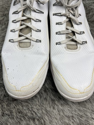 Nike React Vapor Golf Shoes White Metallic Cool Grey BV1135-101 Men Size 10.5 - Picture 6 of 15