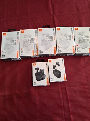 JBL (4)Tune Buds True Wireless Earbuds(1) Tune Flex Earbuds (2) Vibe Buds 