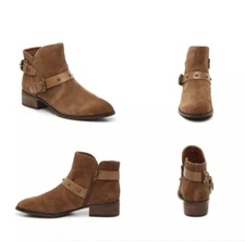 New CROWN VINTAGE Roberta Color Chestnut Boots Bootie Size 7.5M