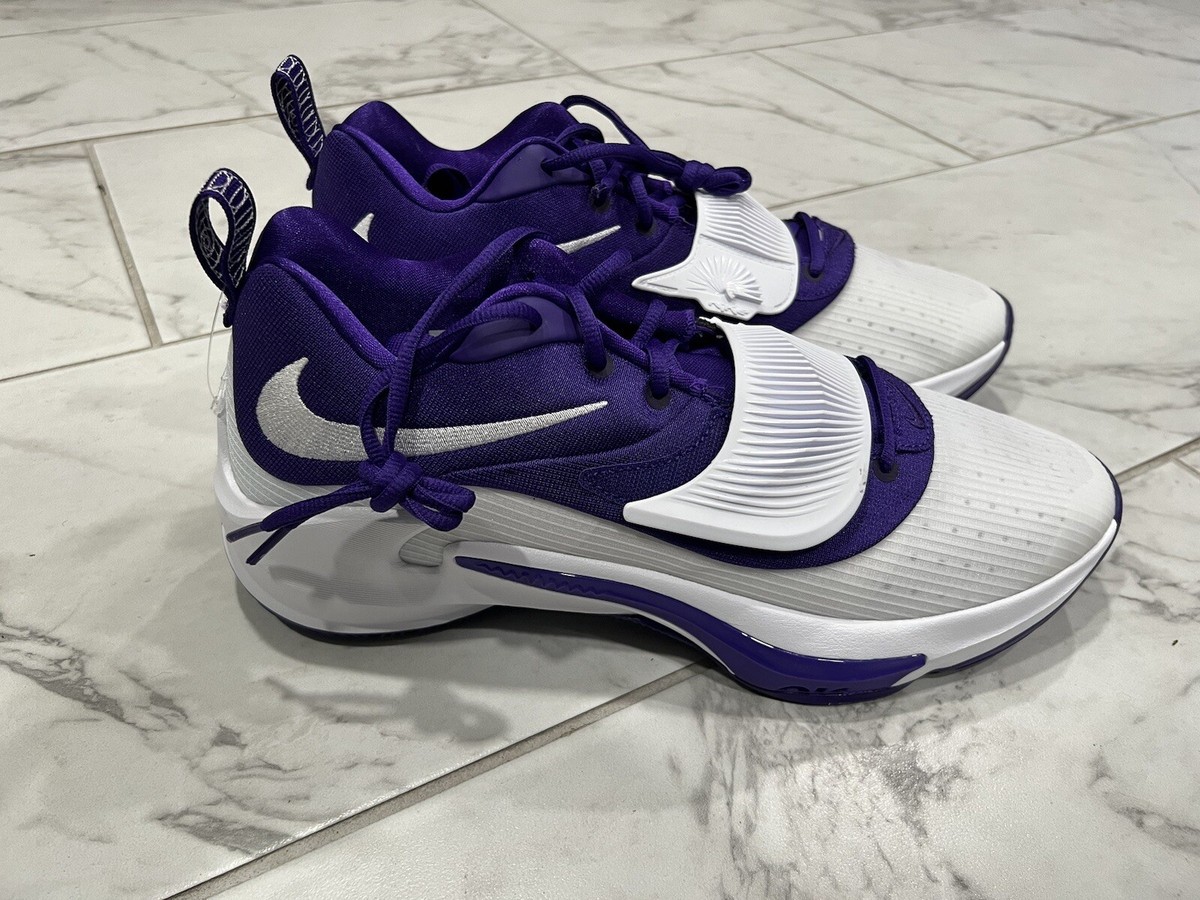Men’s Size 16.5 Nike Zoom Freak 3 TB Promo Field Purple/White DM7378-500 NEW Nike Zoom Freak 3 TB Promo Field Purple/White DM7378 500  main image 3