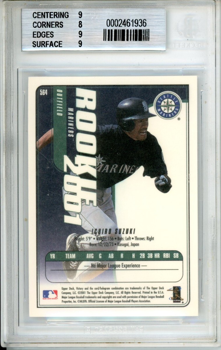 その他 2001 UD VICTORY ICHIRO USED BAT BGS 9.5 2001 UD VICTORY ICHIRO USED BAT BGS 9.5（2001 Upper Deck