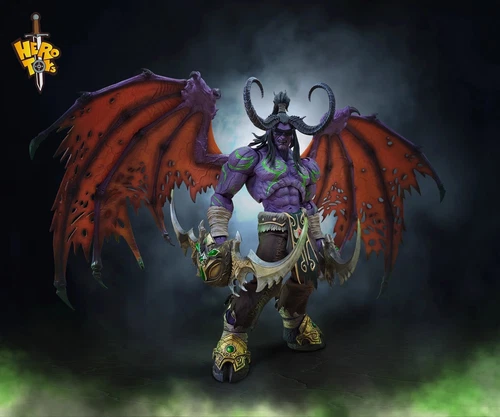 Hero Toys World of War Craft Demon Hunter Illidan Stormrage Figur Auf Lager Neu - Bild 4 von 12