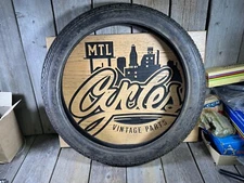 Vintage CHENG SHIN Cyclomoteur Moped Tire 2-1/2 x 17 Tire Taiwan Motorcycle