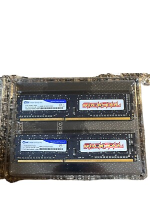RockSoul 8GB Kit - 4GB DDR3 1600 RAM Memory Sticks x2 Team Group Inc