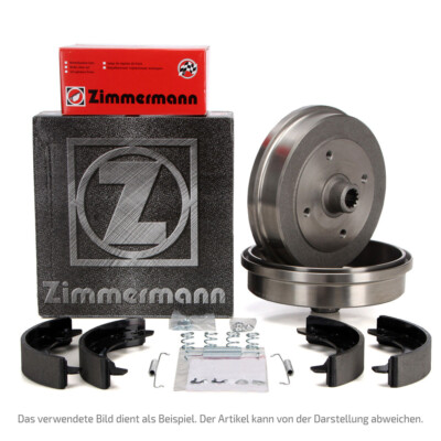 ZIMMERMANN Bremstrommeln Ø180mm Backen für FIAT 500 312 bis 05.2010 PANDA hinten