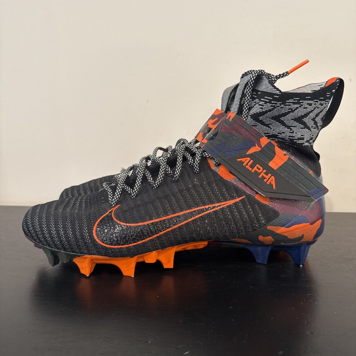 Nike Alpha Menace Elite スパイク 15 Size 15 Nike Alpha Menace Elite 2 Football Cleats Black Orange