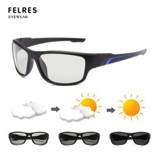 Men Outdoor Sport Photochromic Polarized Sunglasses Classic Driving Glasses