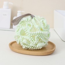 Large Bath Flower Bath Ball Scrubbing Foaming Soft Body Shower Green