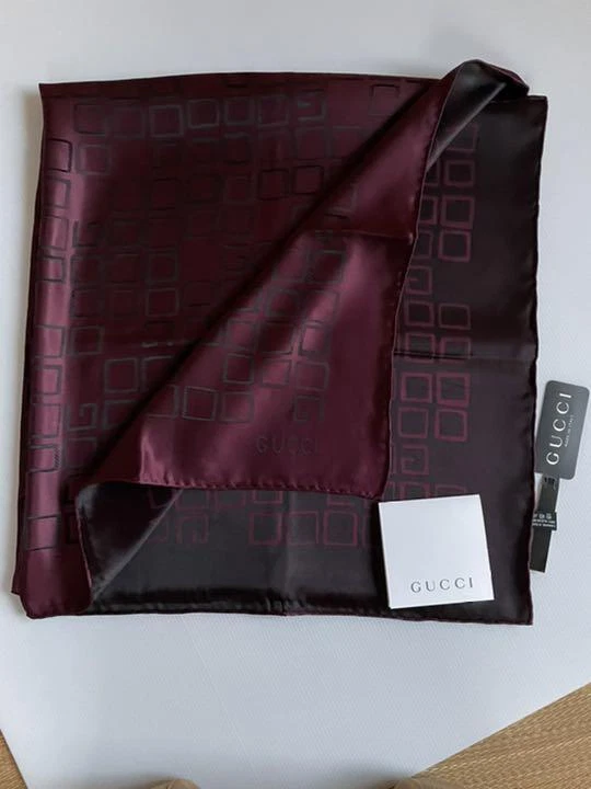 Écharpe GUCCI véritable soie authentique 100 % FABRIQUÉE EN ITALIE luxe multicolore #61