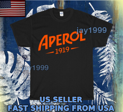NEW SHIRT APEROL SPRITZ ORANGE LOGO UNISEX T-SHIRT FUNNY MEN'S SIZE S-5XL