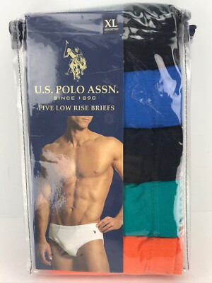 Men's Polo Underwear, 100% Cotton, Size XL, Pack, MSRP