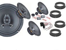 Ground Zero Boxen Einbauset für VW Golf 7 BJ 13-20 Tür Vorn Hinten 540 Watt