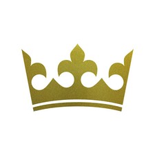 12cm gold Krone König Aufkleber Tattoo Kinder Zimmer Auto Heck Fenster Tür Möbel