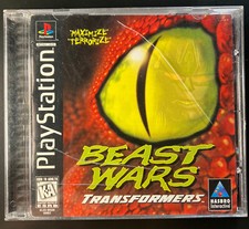TESTED WORKING - Black Label - CIB - Beast Wars Transformers - PS1