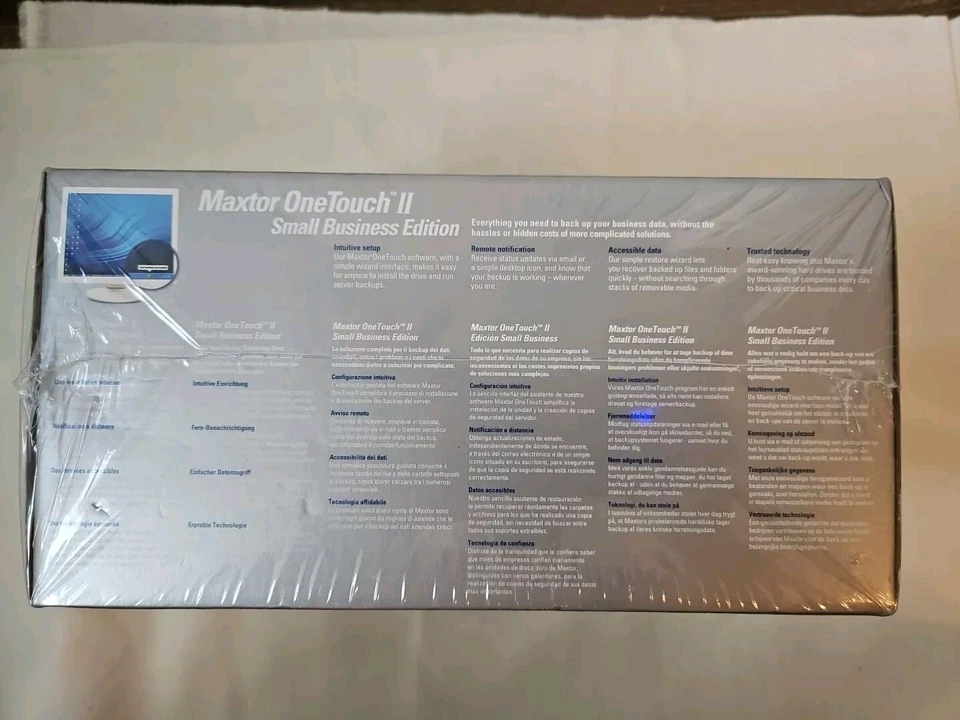 Factory Sealed Maxtor One Touch 2 Small Business Edition 200/300GB Backup Server - Image 4 of 4