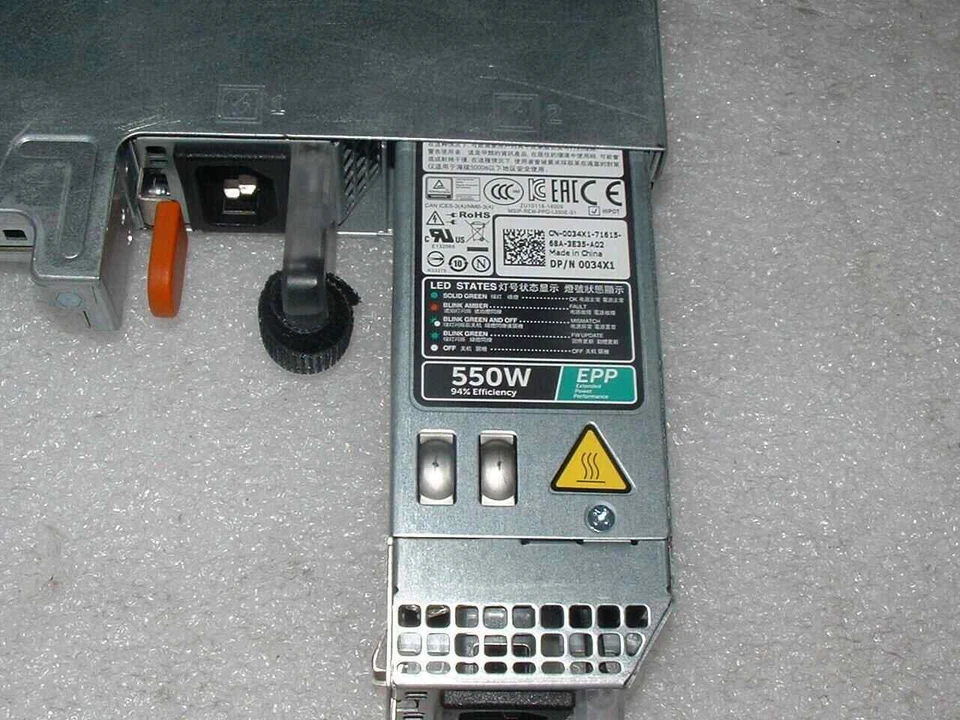 Dell PowerEdge R430 3.5" 1U 2x E5-2690 v3 2.6ghz 24 núcleos 192gb 4x bandejas 2x 550w Foto 4 de 4