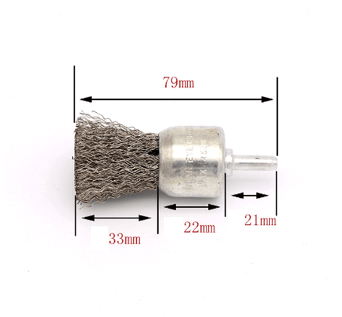 Brass Wire/Stainless steel Wheel Brushes Grinder Polishing Grinding Rotary Tool - Picture 5 of 7