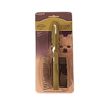 Cepillo combinado de alfiler y cerdas de plástico para aseo de perros y gatos Coastal Pet mediano safari