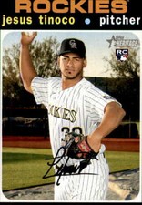 2020 Topps Heritage High Number #628 Jesus Tinoco Colorado Rockies Rookie