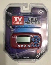 New Excalibur Electronics TV Guide Quiz Master Electronic Keychain, Model: TV40