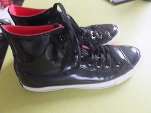 converse patent leather sneakers