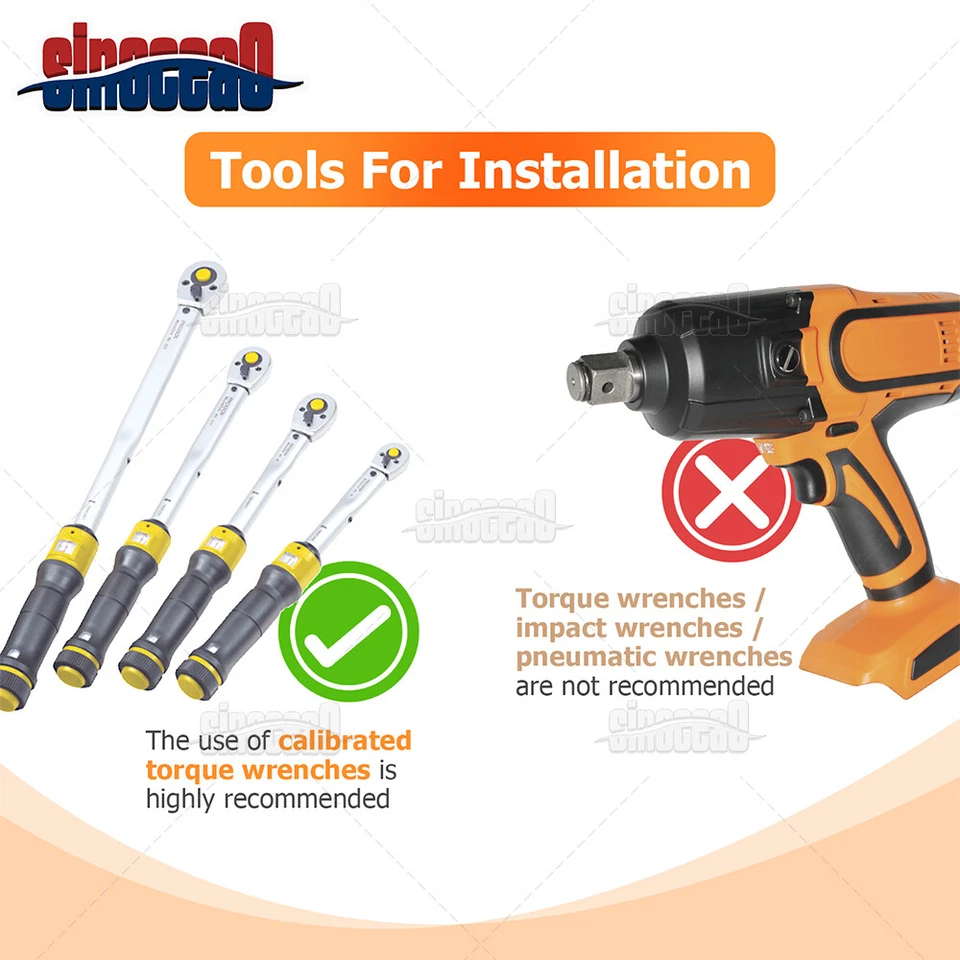 Para Polaris Ranger 500 700 800 UTV PAQUETE DE 16 3/8 x 24"" tuercas + herramienta de llave de enchufe Foto 4 de 4