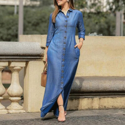 knee length dresses for ladies Tova | Black High-Neck Long-Sleeve Maxi Dress main image 1